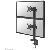 NEOMOUNTS Stolni nosač za dva široka ekrana i zakrivljene monitore do 49" (124 cm) 15KG FPMA-D960DVBLACKPLUS